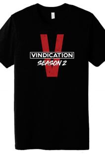 Vindication Season Two T-Shirt - Size M (Donor Gift)