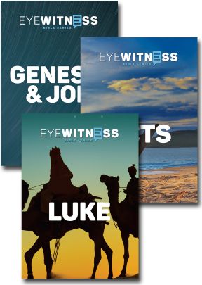 Eyewitness Bible Series - Set of 3 (Luke, Acts, Genesis & Job)