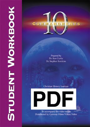 Ten Commandments - Student Workbook (PDF)