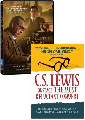 The Most Reluctant Convert DVD & C.S. Lewis Onstage Play Script - Set of 2